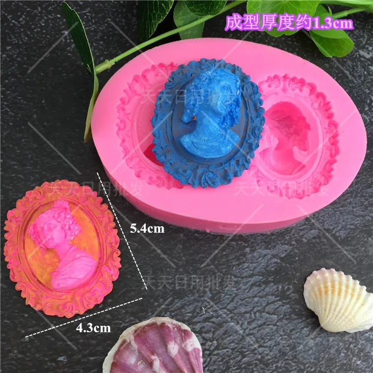 Полимерная глина в форме лица Смола 3D силиконовая форма для шоколада инструменты