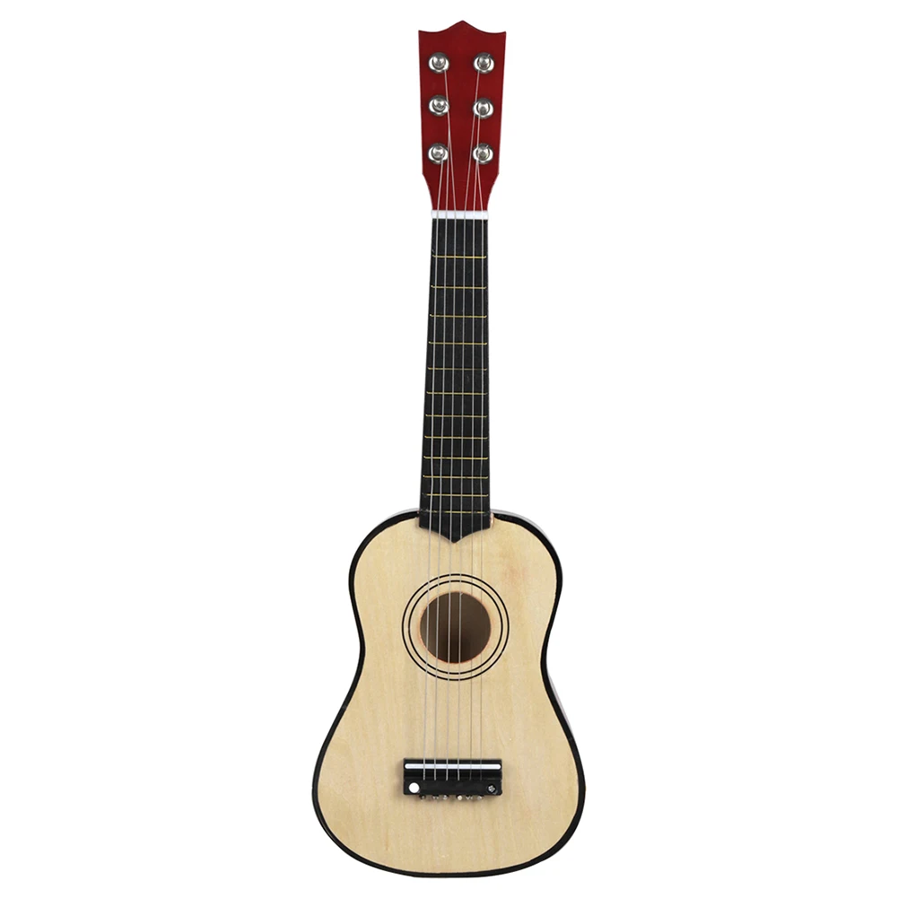 Портативная мини-гитара 21 дюйм 6 струн детское укулеле для начинающих легкий