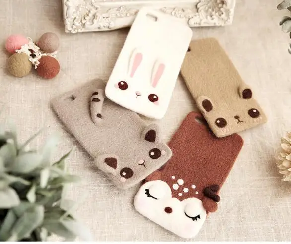 Олененок &quotПанда&quot &quotсделай сам&quot с рисунками животных из мультфильмов чехол