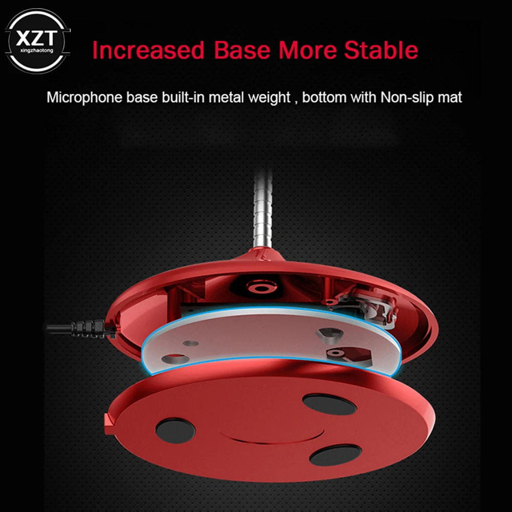 Компьютерный микрофон 360 ° настраиваемый свободный студийный речевой игровой
