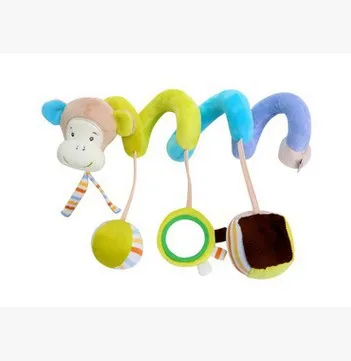 

Children's Toys for Baby 0-12 Months Spiral Toy on The Bed Wind Bell Mobility Toy Giraffe Elephant Toys In The Stroller AA50YL