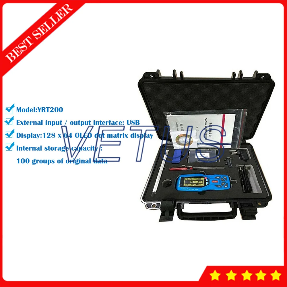 YRT200 тестер шероховатости поверхности Surftest Profilometer большая емкость Память данных