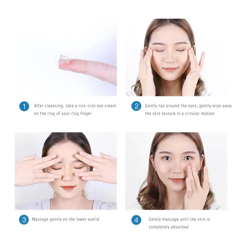 2020 горячее тиснение золотом питательный крем для кожи вокруг глаз против