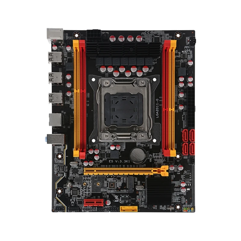 

X79-3.3K Desktop Motherboard DDR3 x 4 PCI-E 16X SATA2.0 USB3.0 PCI-E 16X NVME M.2 Support LGA 2011 GPU for Xeon E5 V1 V2