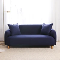 solid color elastic sectional sofa cover spandex polyester corner couch slipcover chair protector living room 1234 seater