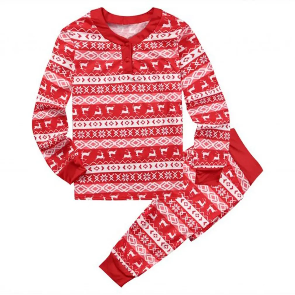 

Sleepwear Family Matching Outfit Parent Child Cotton Christmas Families Pajamas Breathable Family Pajama Set