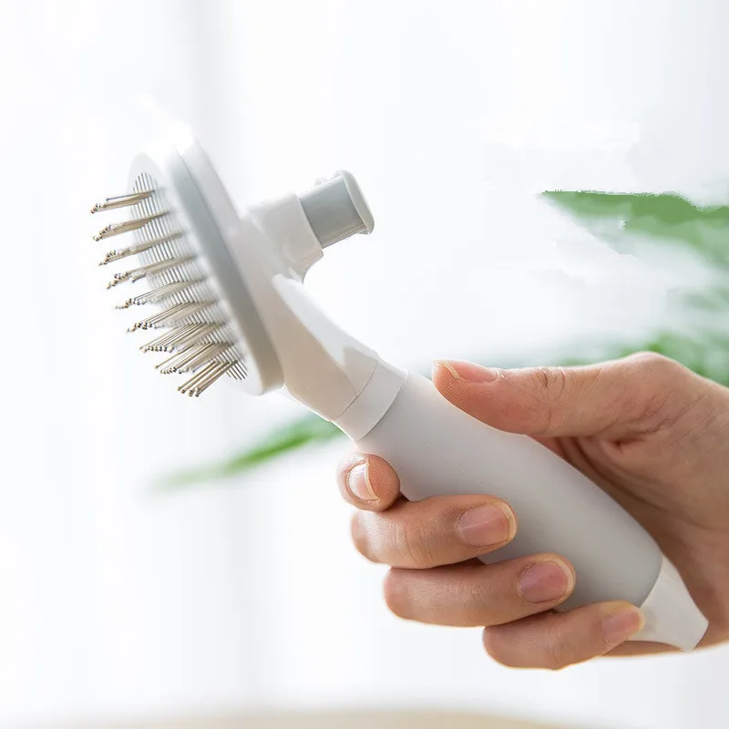 

Dog Hair Removal Comb Grooming Cats Comb Pet Products Cat Flea Comb Pet Comb for Dogs Grooming Toll Automatic Hair Brush Trimmer