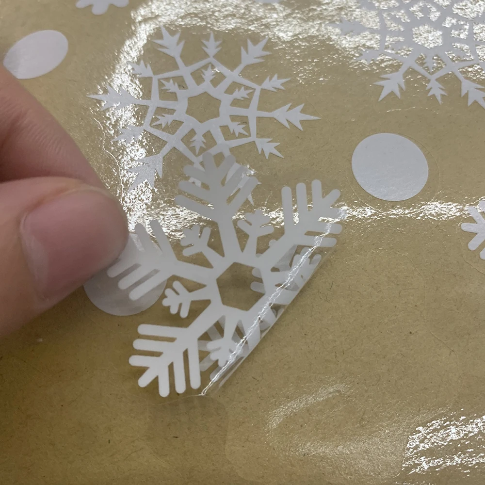 

Household Snowflake Wall Sticker Christmas Wallpaper For Room Window Kids New Year Home Decals Wallsticker Wallpapers Decoration