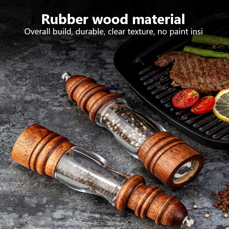 Мельница для перца 8 дюймов бытовая ручная измельчитель дробленного морского