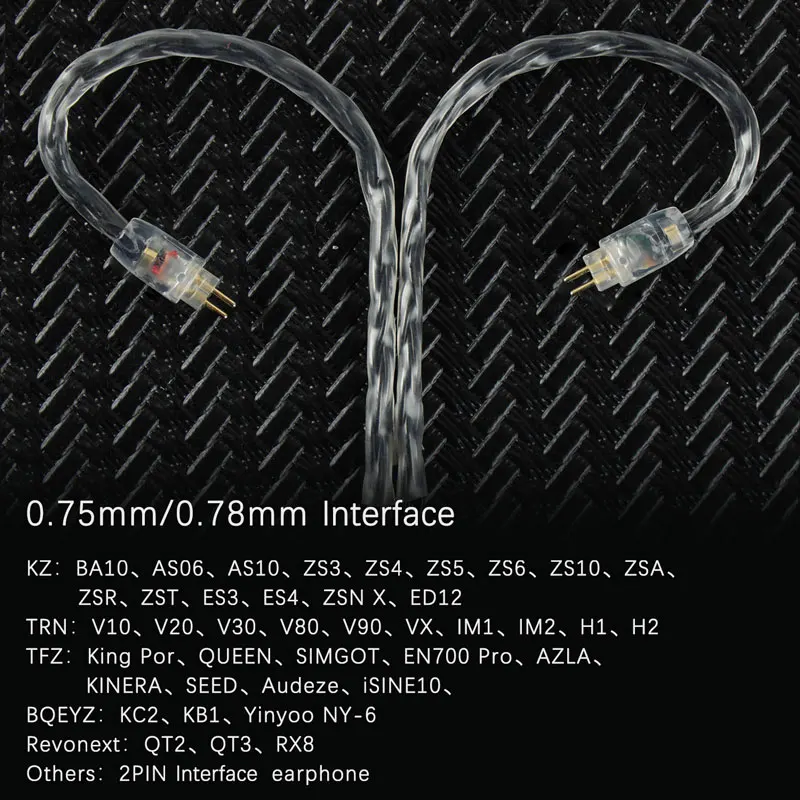 Кабель с микрофоном для SE215 IE80 KZ ZST Pro ZSN ZS10 ZSX 480 BL05 | Электроника