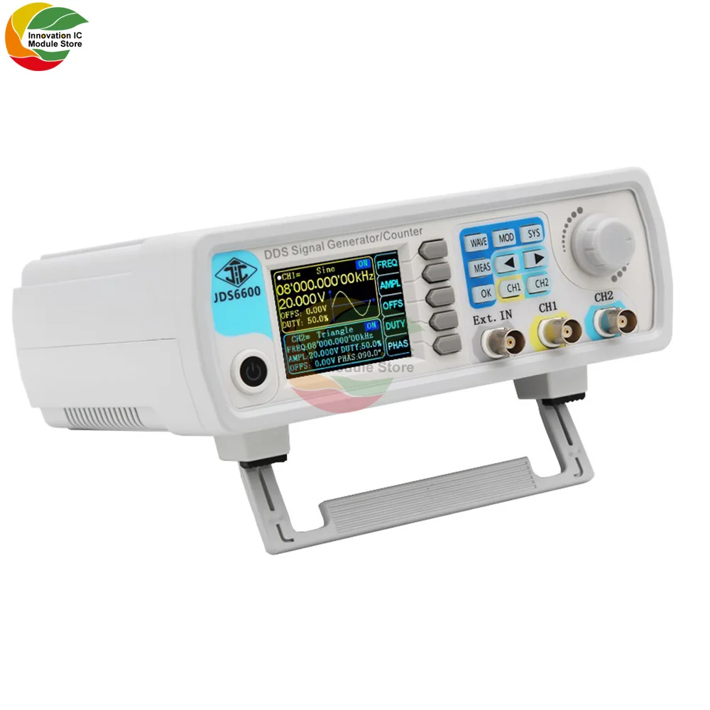 Генератор сигналов Ziqqucu Двухканальный измеритель частоты произвольный