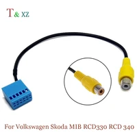 txz 1pc mib rcd330 rcd340 car rear view camera rvc cable adaptor for car reversing image conver