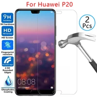 tempered glass screen protector for huawei p20 case cover on huaweip20 huwei p 20 20p 5 8 protective phone coque bag accessories