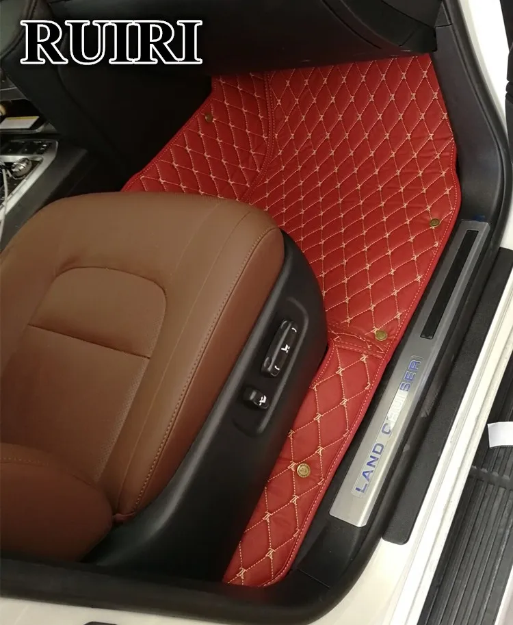 Хорошее качество! Специальные автомобильные коврики для Toyota Land Cruiser 200 5 мест прочные водонепроницаемые Автомобильные ковры для LC200-2007