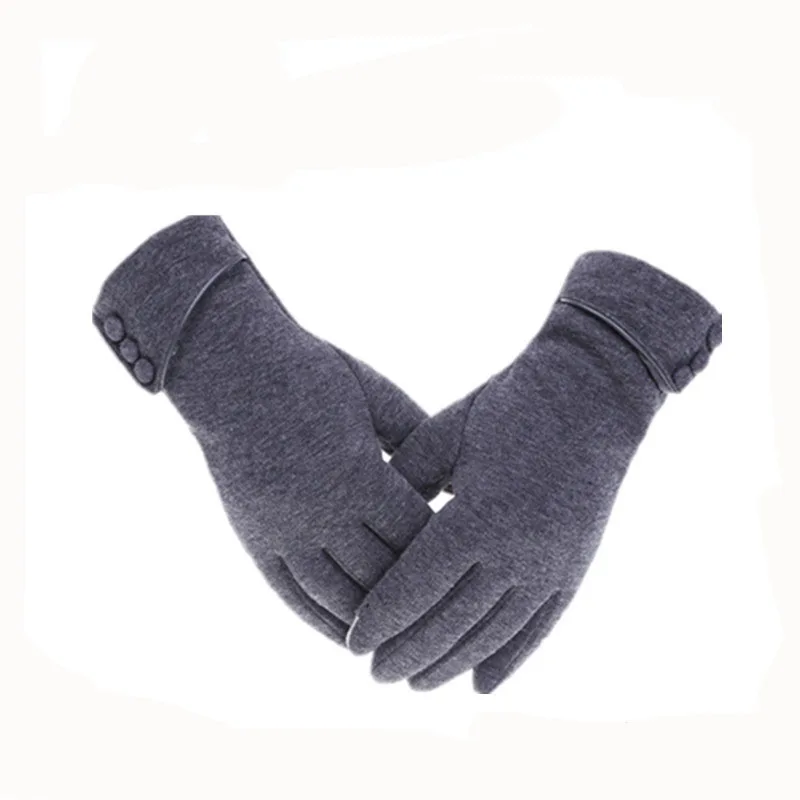 G130 Gray VIIANLES/кружевные кашемировые перчатки, женские модные теплые зимние теплые перчатки, лыжные ветрозащитные защита для рук, удобные перчатки - Color: G130 Gray