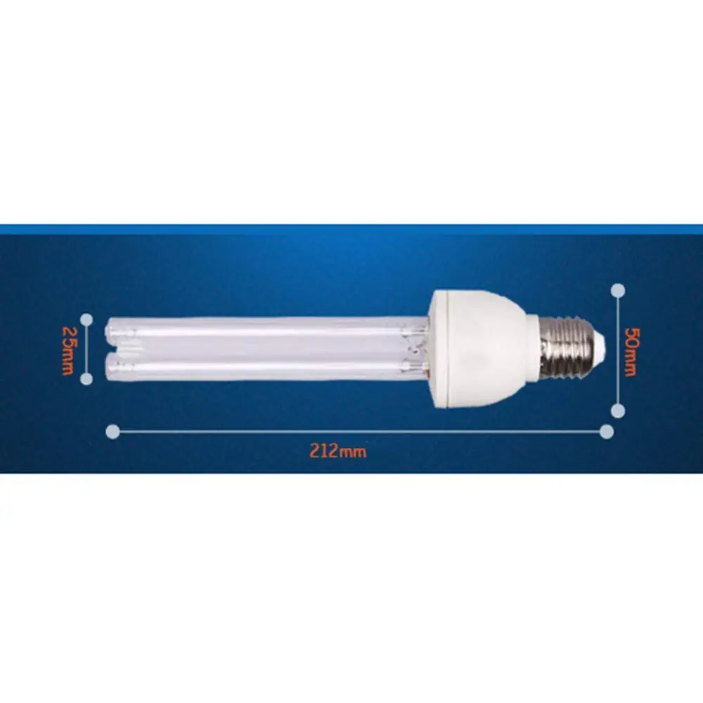 

UV Ozone Ultraviolet Lamp Germicidal Light Bulb 15W 30W E27 110V/220V Quartz Lamp Home UVC Disinfection Lamp Deodor Air Clean