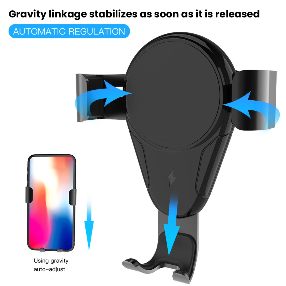 10 Вт Быстрое беспроводное зарядное устройство автомобильное крепление