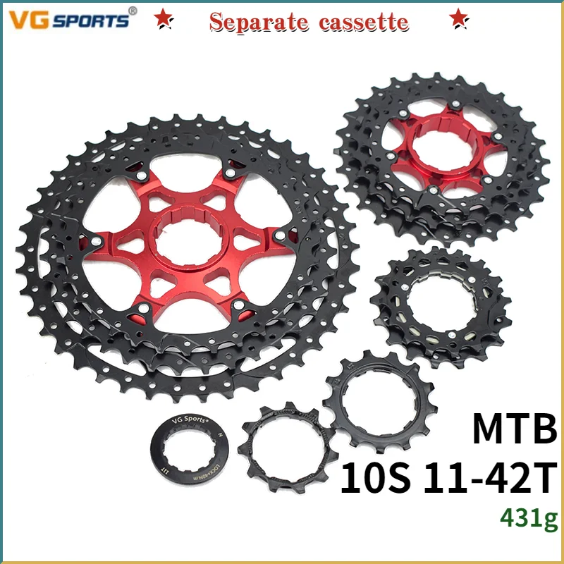 

Кассета для горного велосипеда SHIMANO/SRAM, 10 скоростей, 11-42T