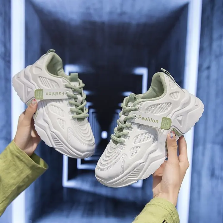 

Womens Trainers Woman-shoes Sneakers Superstar Summer Shoes Platform Running Roses Fashion Mesh Heels 2021 Thick Sole Casual Rib