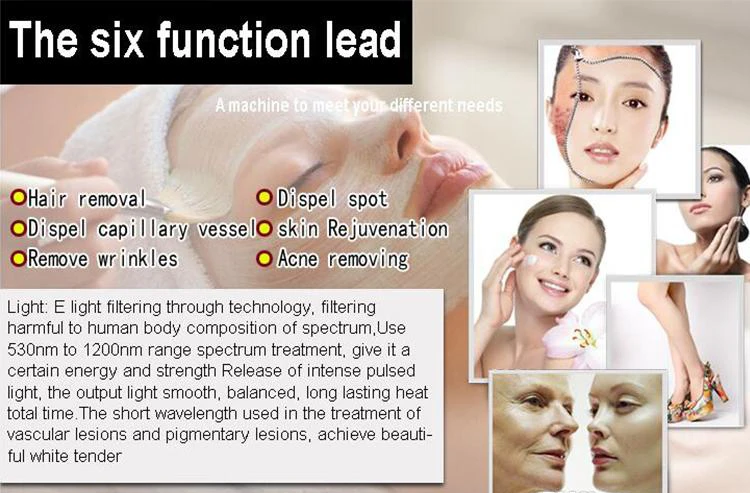 

2020 Portable Hair Removal Skin Care Rejuvenation System E Light Wrinkle Pigment Acne Remover Beauty Machine Salon Use Equipment