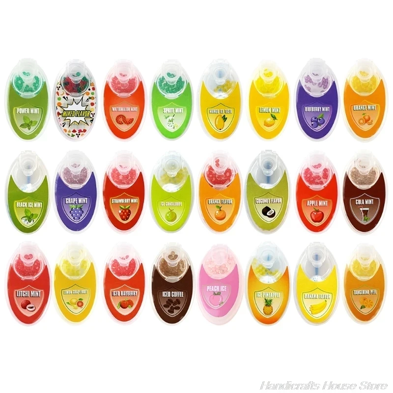 200 шт. Смешанные фруктовые ароматизаторы мятный вкус ледяные сигареты бусинки