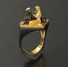 прикольные штучки аксессуары для девушек Дизайнерское кольцо для коктейля, кольцо в виде животного, мужское кольцо, женский подарок для мужчин, уникальный подарок для парня