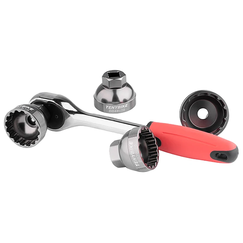 

TENYBIKE Aluminum Alloy Bicycle Hollow Shaft Removal Tool BBR60 GXP DUB BB52 XT Work with Universal Hexagon Wrench