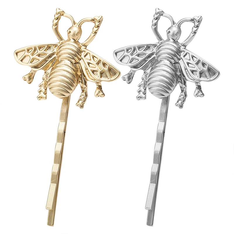 

Elegant Temperament Alloy Hair Clips Personality Bee Hair Decoration Side Clips