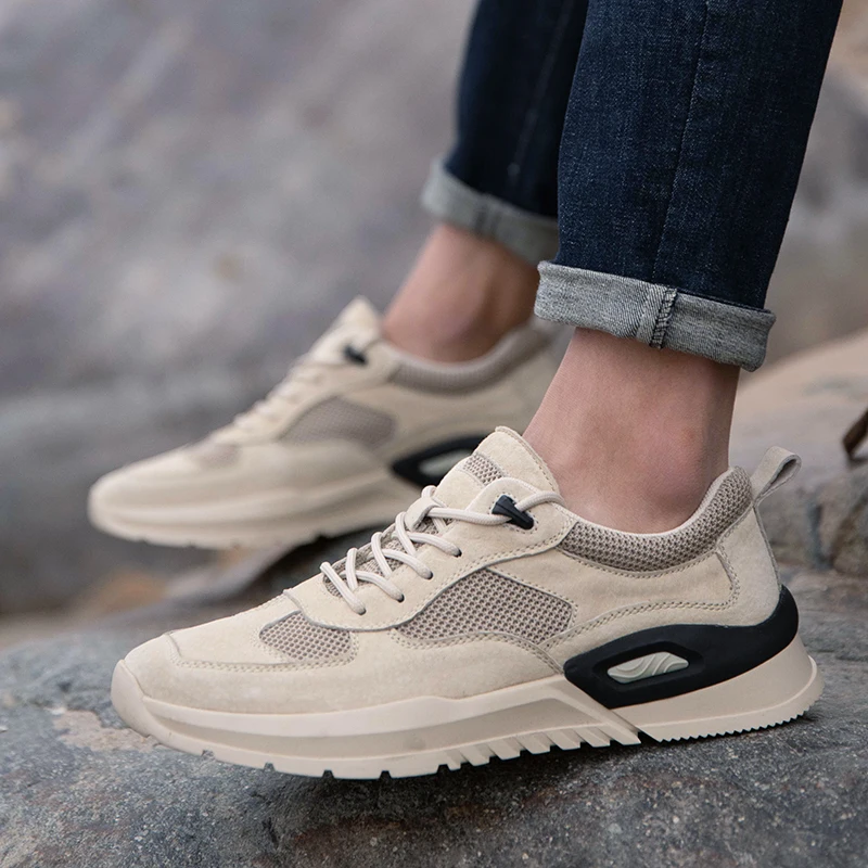 

Men Casual Shoes lace up Breathable Outdoor Mesh Light Sneakers Male Fashion Shoes summer Comfortable Casual Footwear Men Shoes