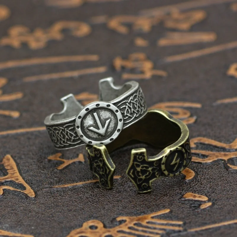 Мужское кольцо Викинга Скандинавское мифологическое модные ювелирные