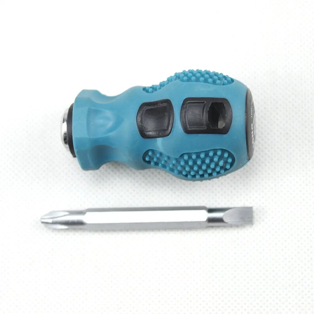 Short Shank 2 Ways Screwdrivers Telescopic Dual Purpose Screwdriver Adjustable Magnetic Precision Repairing Tool Drop Shipping |