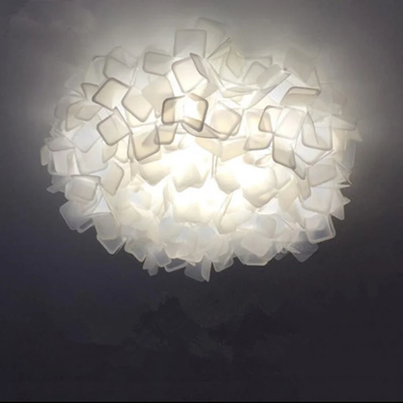 Nordic дизайнер Цветы Led потолочный светильник s блеск красочные акриловые Спальня