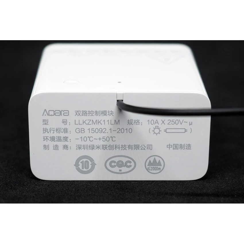 Контроллер Xiaomi Aqara Wireless Relay 2 Channels LLKZMK11LM |