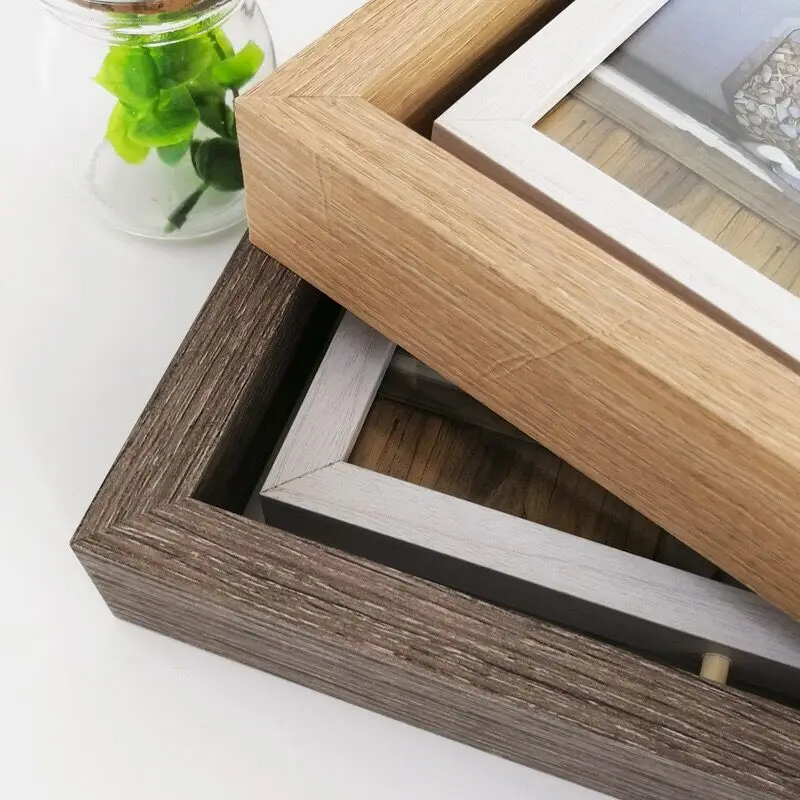 Деревянная настольная двухсторонняя Поворотная рамка для фотографий размером 5X7