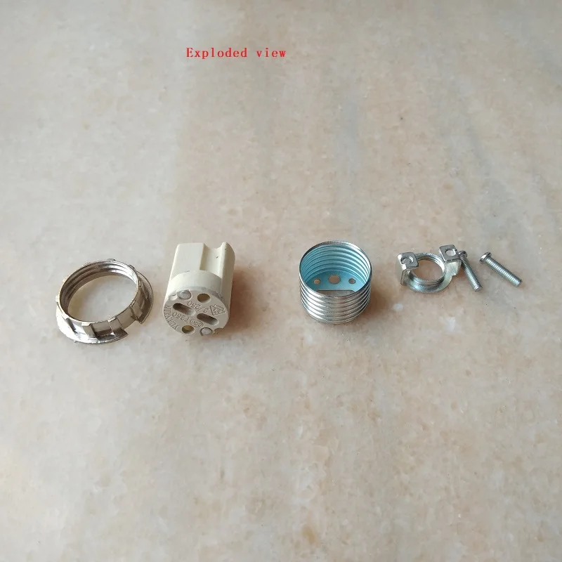 Полный набор цоколей для ламп G9 Цоколь с металлическим корпусом керамический