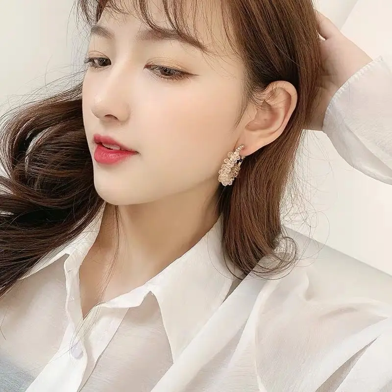 Модные женские серьги ZDMXJL с имитацией груши в форме геометрические для женщин