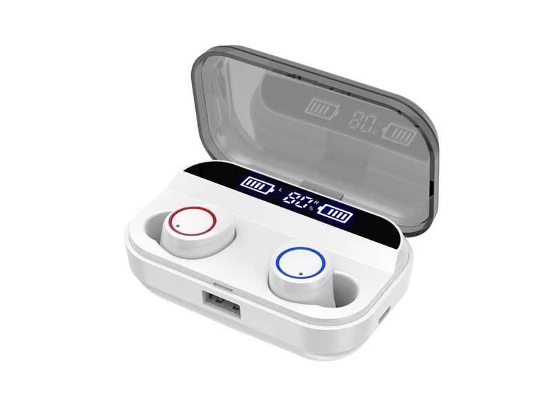 X11 TWS Беспроводные Bluetooth 5,0 Наушники дисплей питания сенсорный контроль Hifi стерео наушники IPX7 Водонепроницаемая гарнитура с зарядным устройством