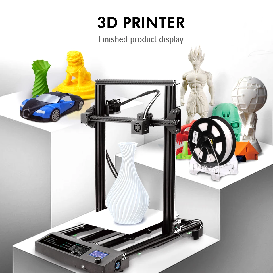 3D принтер SUNLU FDM большого размера плюс автоматический Экструдер для