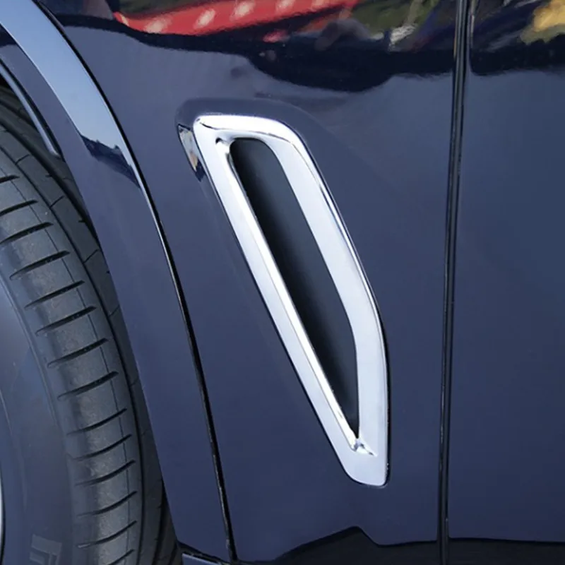 ABS спереди обе стороны листовая пластина рамка украшения накладка 2 шт. для BMW X5 G05