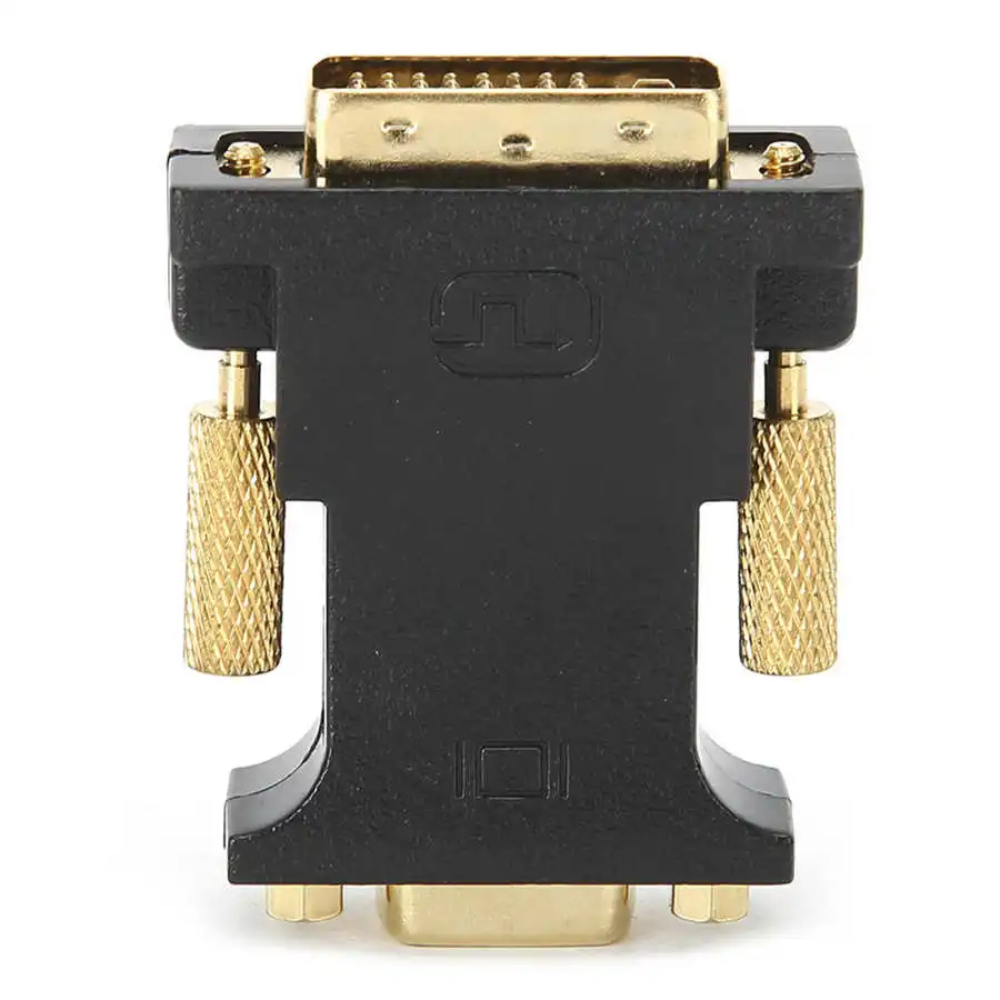 E0401 DVI I 24 + 1 Male к VGA Female Dual Channel w/ Chip Adapter GPU to Display|Компьютерные кабели и разъемы| |