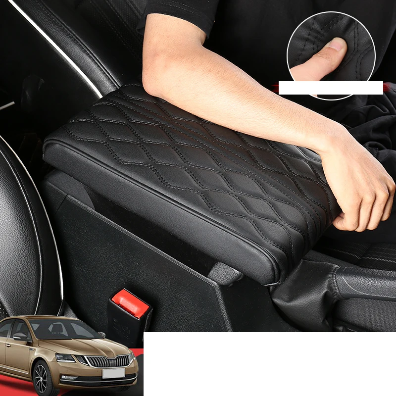 Lsrtw2017 ящик для хранения в подлокотнике автомобиля чехол Skoda Octavia a7 2015 2016 2017 2018 2019 2020