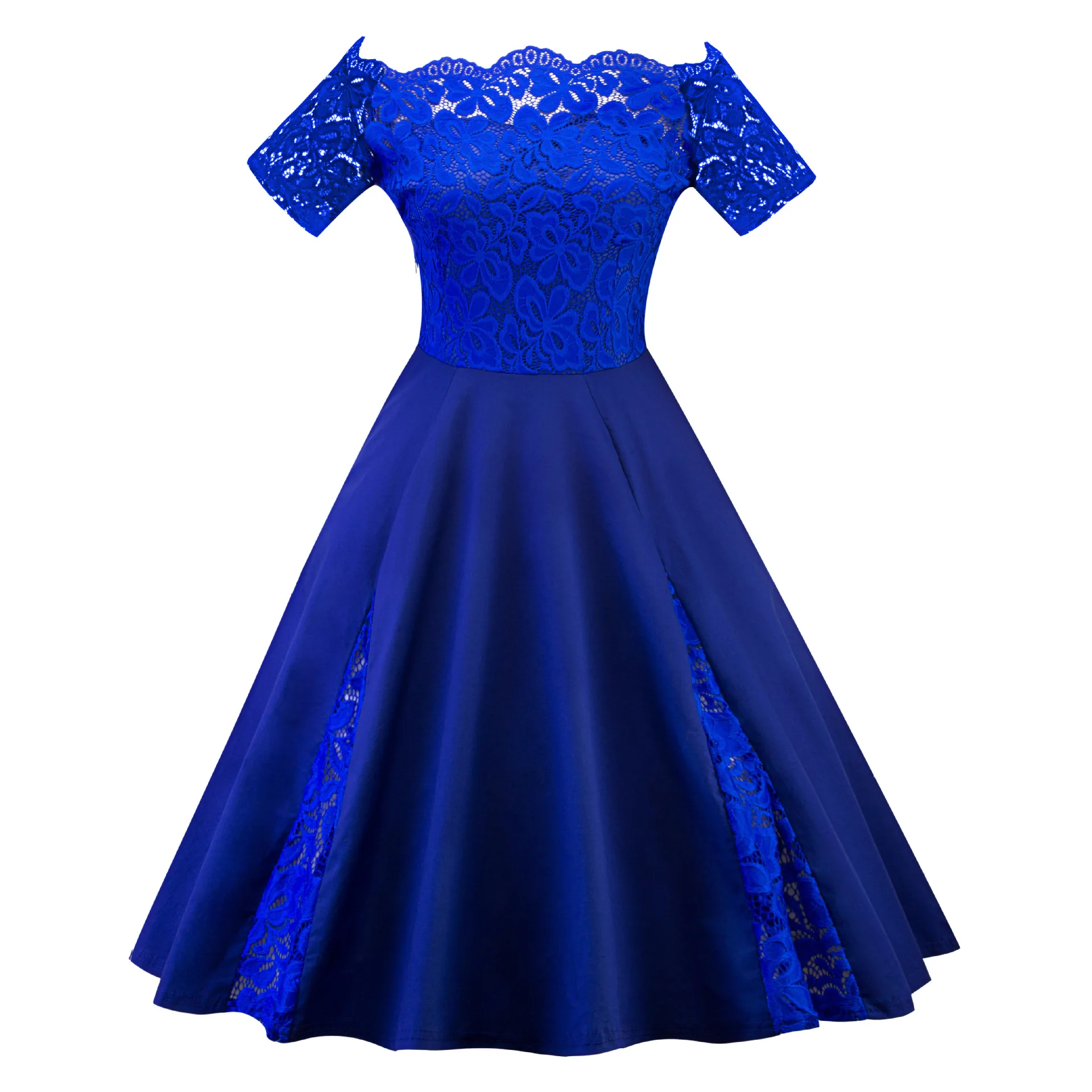 Женское платье с вырезом лодочкой кружевное короткое подружки невесты для