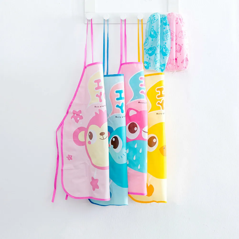 Домашний повседневный фартук для уборки милый мультяшный водонепроницаемый без