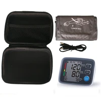 home health care digital lcd upper arm blood pressure monitor heart beat meter machine tonometer electronic bp monitor