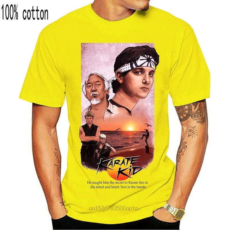 

New The Karate Kid V6 T-Shirt White Poster All Sizes S...5Xl