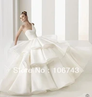 free shipping new style 2016 hot sale sexy vestidos brief dress bride princess custom tiered bridal ball gown wedding dress