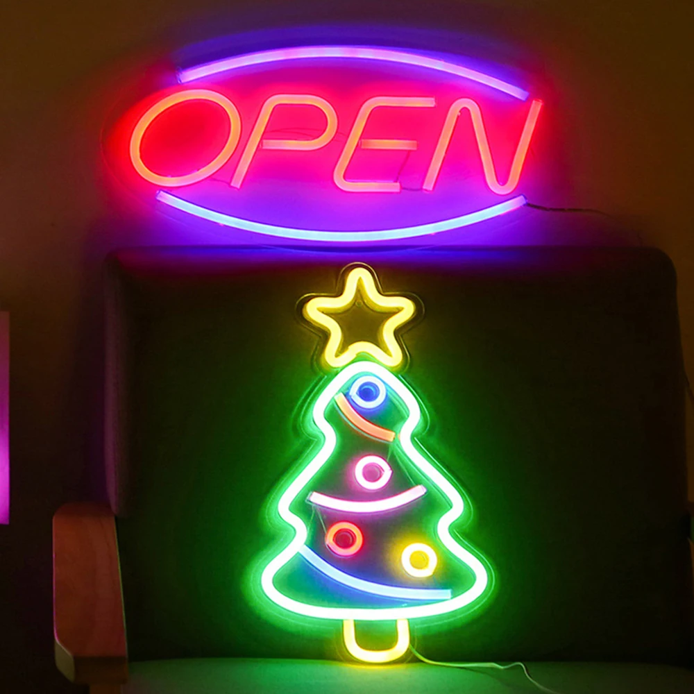 Светодиодная неоновая акриловая прозрачная вывеска для задней панели лампа