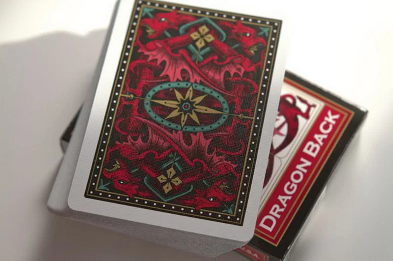 Велосипедные карты играющий дракон 88*63 мм бумажные Волшебная карточка для покера