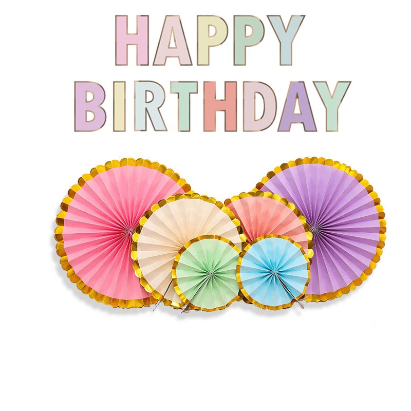 Macarons с днем рождения наклейка для вечевечерние декоративные буквы гирлянда