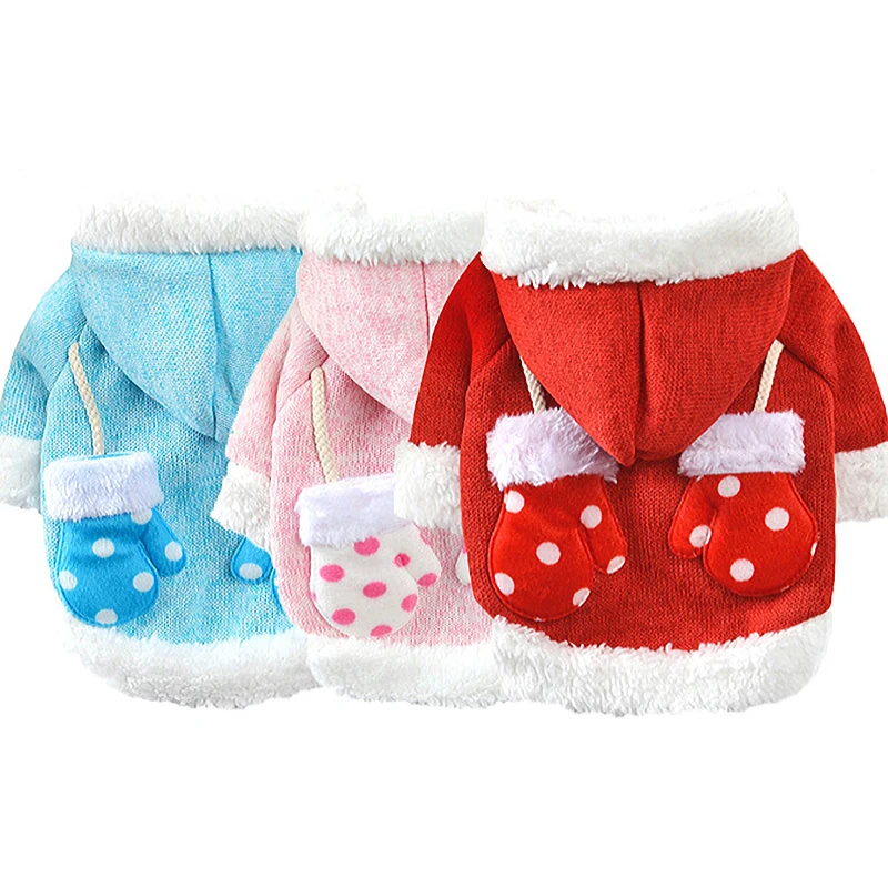 

Одежда для кошек, собак, рождественское пальто для щенков, Зимняя Теплая Одежда для питомцев, Свитера для чихуахуа, костюм для кошек для мале...